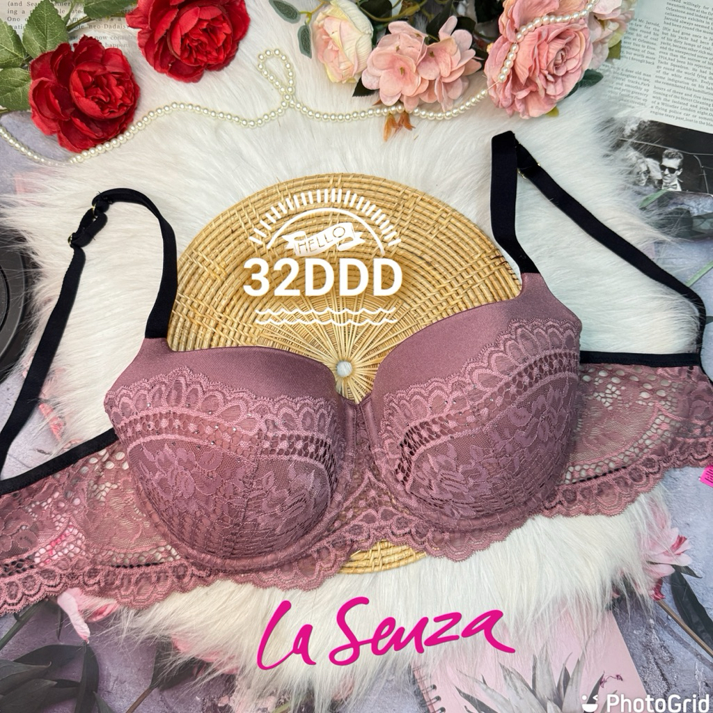 La Senza ใหม่มาก 32DDD/32F ฟองบาง สะอาดกริ้บ
