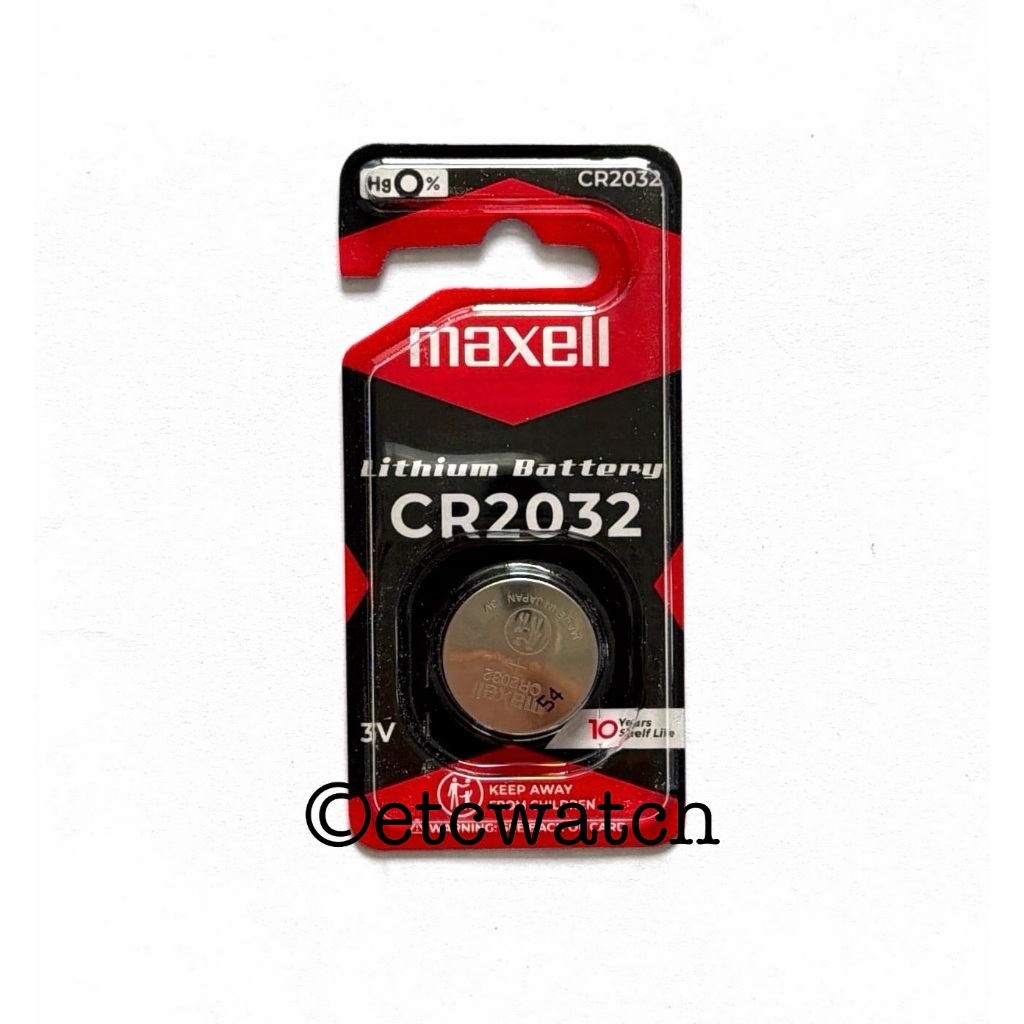 พร้อมส่ง> ถ่านกระดุม Maxell CR2032 / 2032 1 ก้อน