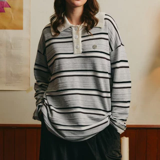 Nineties Design : Class Of Nineties Polo Sweater เสื้อสเวตเตอร์ ไหมพรม รุ่น Anatasia