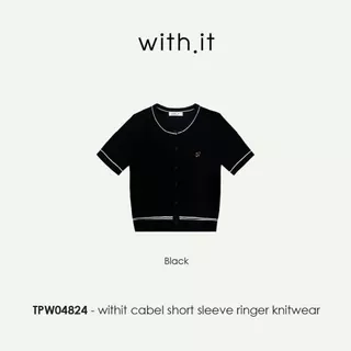 Withit Cabel Short Sleeve Knitwear เสื้อไหมพรมแขนสั้น - TPW04824