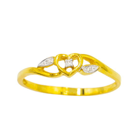 Happy jewelry แหวนปลูกต้นรัก พลิดอก แหวนเพชร แหวนทองเพชรแท้ ทองแท้ 37.5% ME617