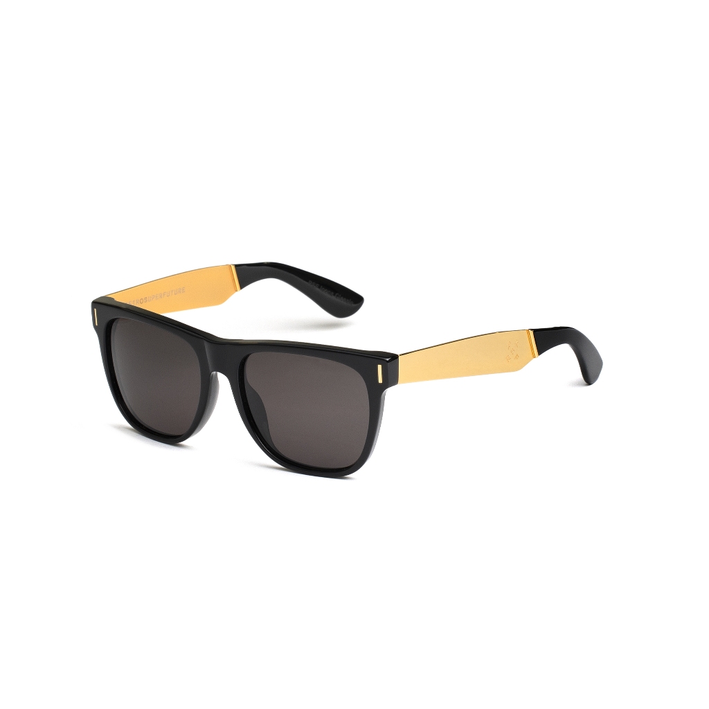แว่นกันแดด SUPER รุ่น CLASSIC LARGE : FRANCIS BLACK GOLD SIZE 58 MM. (21P)