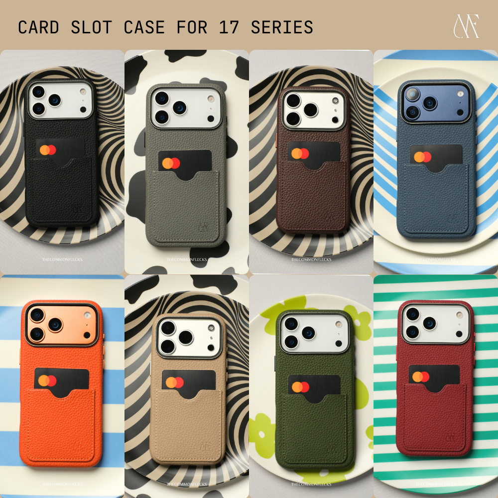 (17 Series) เคสหนังใส่บัตร เคสโทรศัพท์ 17 Series Card Slot Phone Case