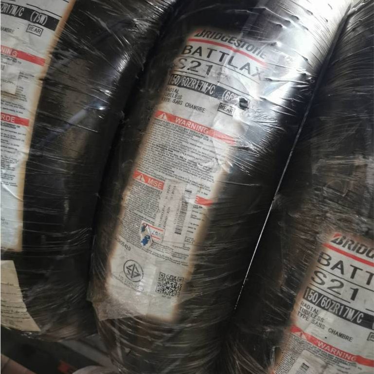 ยางนอก Tubeless Bridgestone Battlax S21 ขนาด 150/60 ZR17 66W ไม่ใช้ยางใน