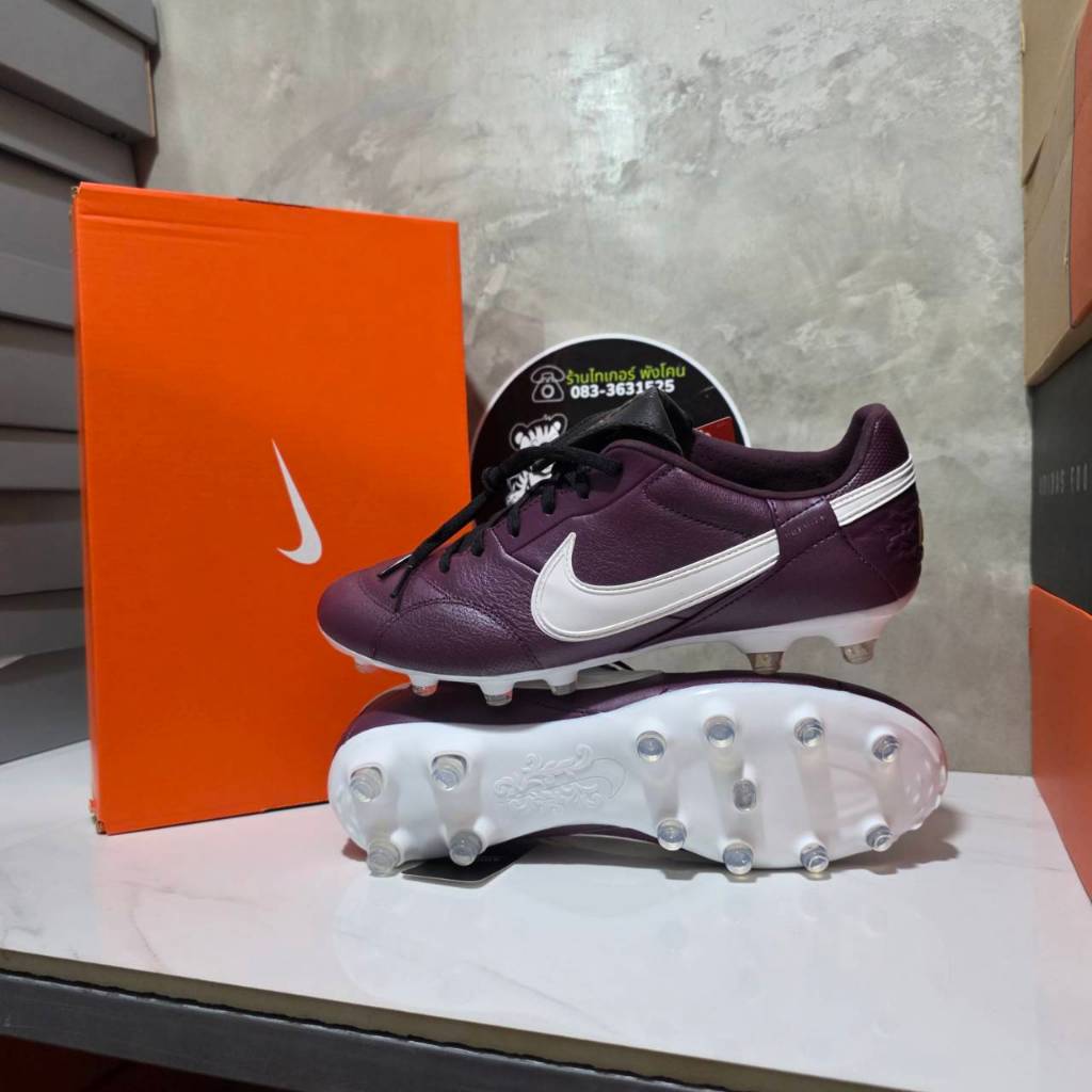 Premier สีใหม่ชวนให้คิด Andrea Pirlo Nike Premier 3 FG รองเท้าหนังจิงโจ้ Classic รหัส HM0265-602