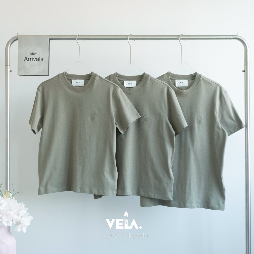 ❣️ พร้อมส่ง ❣️ Ami de Coeur T-shirt (Taupee) แท้💯%