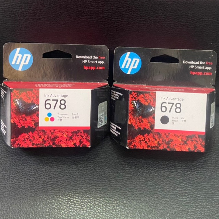 HP 678 BK CO หมึกพิมพ์ Inkjet ของแท้ 100%