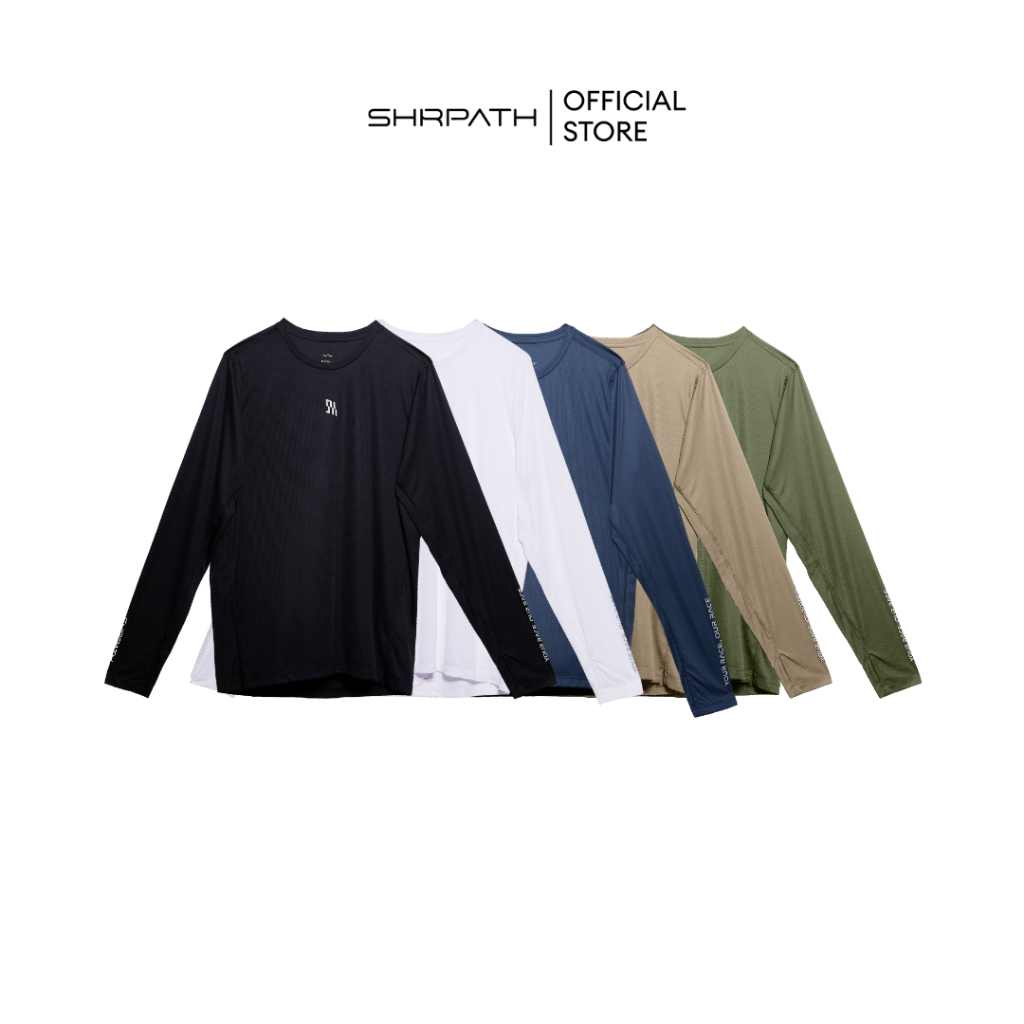SHRPATH Unisex Light Running Shirt SH1004 - เสื้อแขนยาววิ่งน้ำหนักเบา