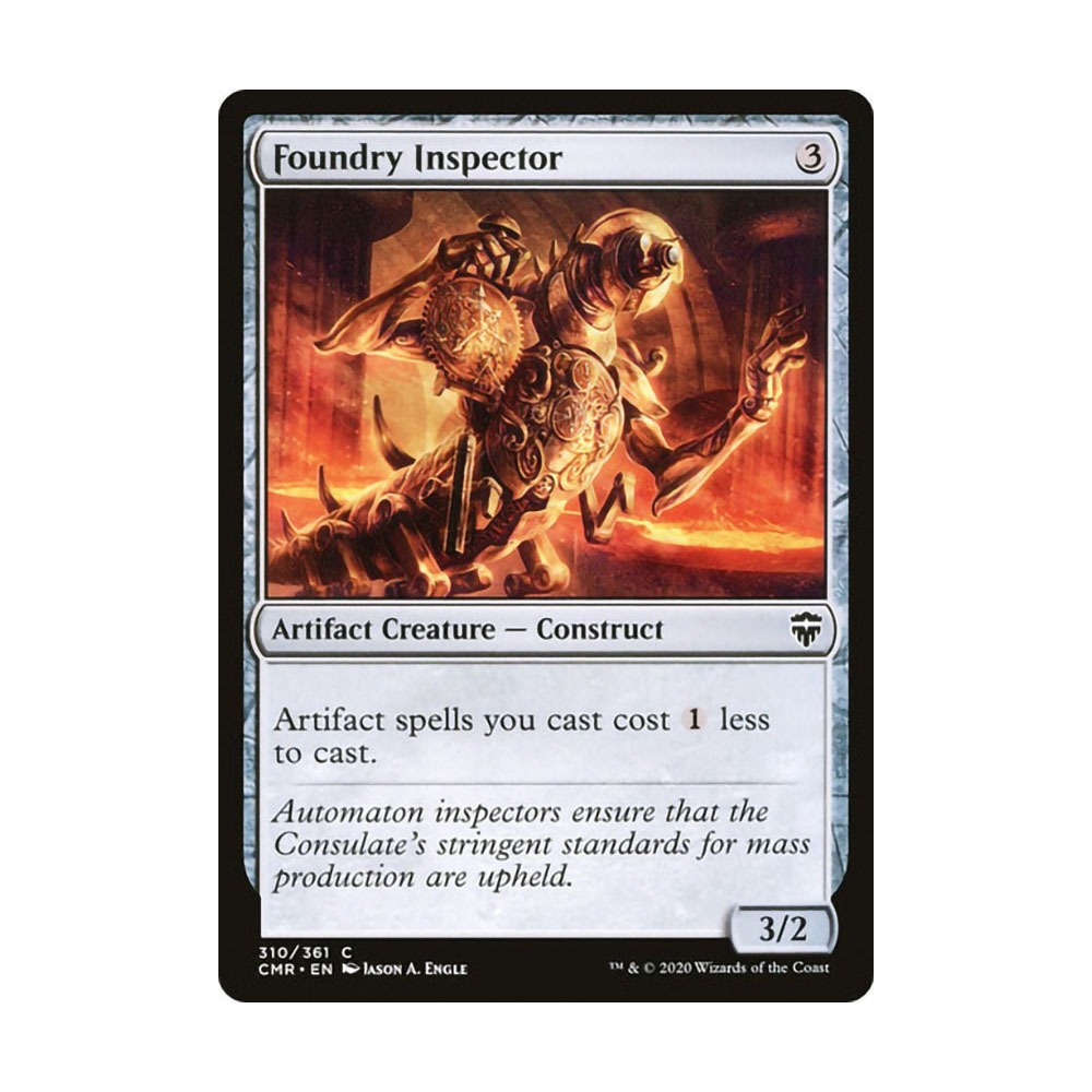 [MTG] Foundry Inspector [CMR] [ARTIFACT] [C] - Magic the Gathering SINGLES