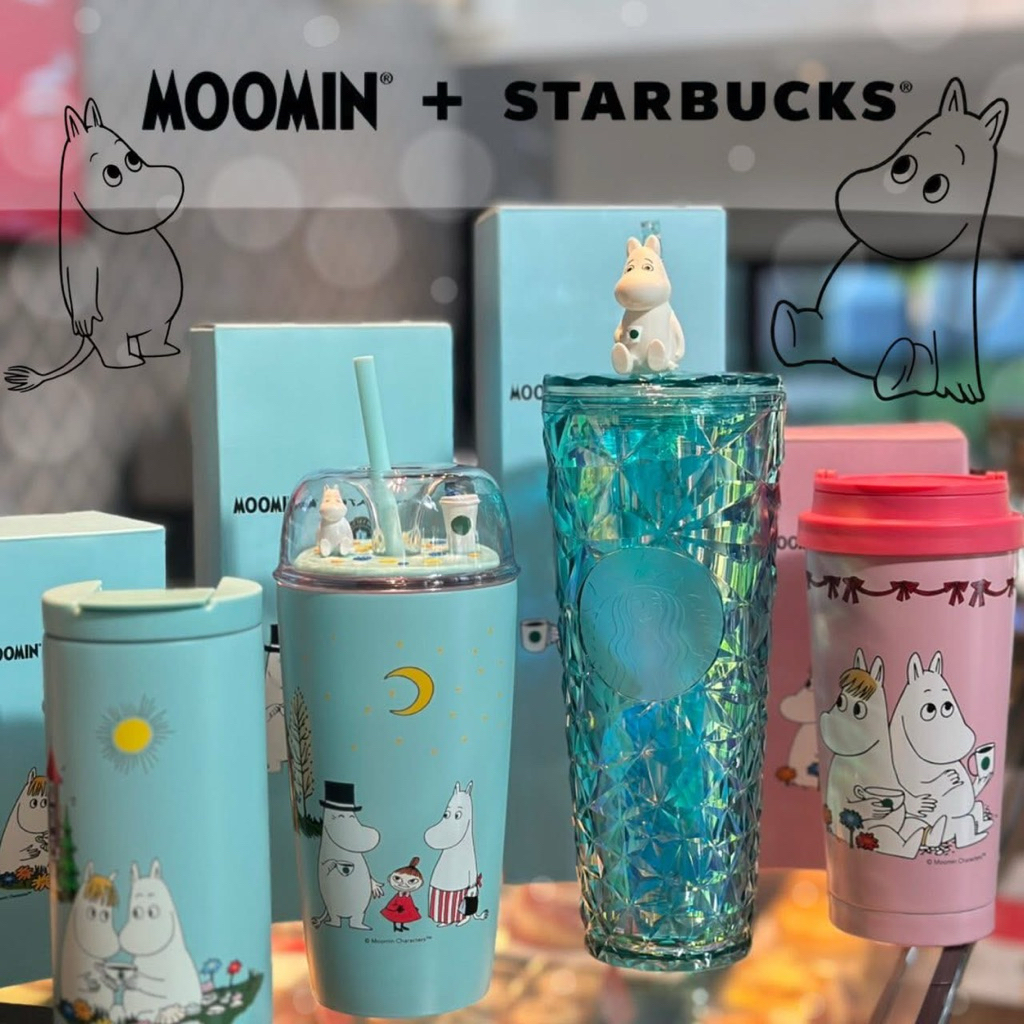 STARBUCKS+MOOMIN 2025🤍🩵