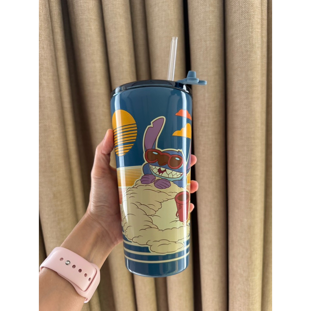 พร้อมส่งจากไทย💙แก้วเก็บความเย็นสติช(Stitch tumbler)*ลิขสิทธิ์แท้ฮ่องกงดิสนีย์แลนด์