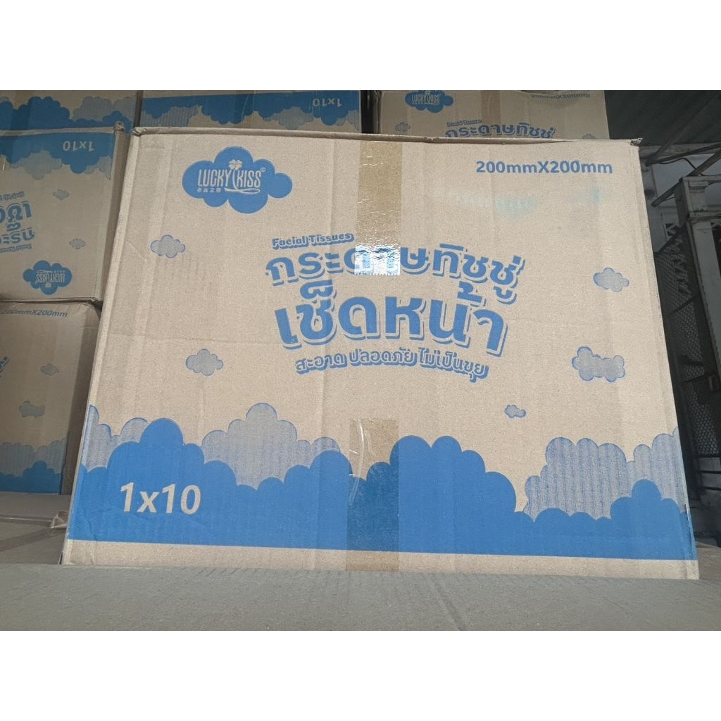 Lucky kiss กระดาษทิชชูยกลังBOX 40ห่อ