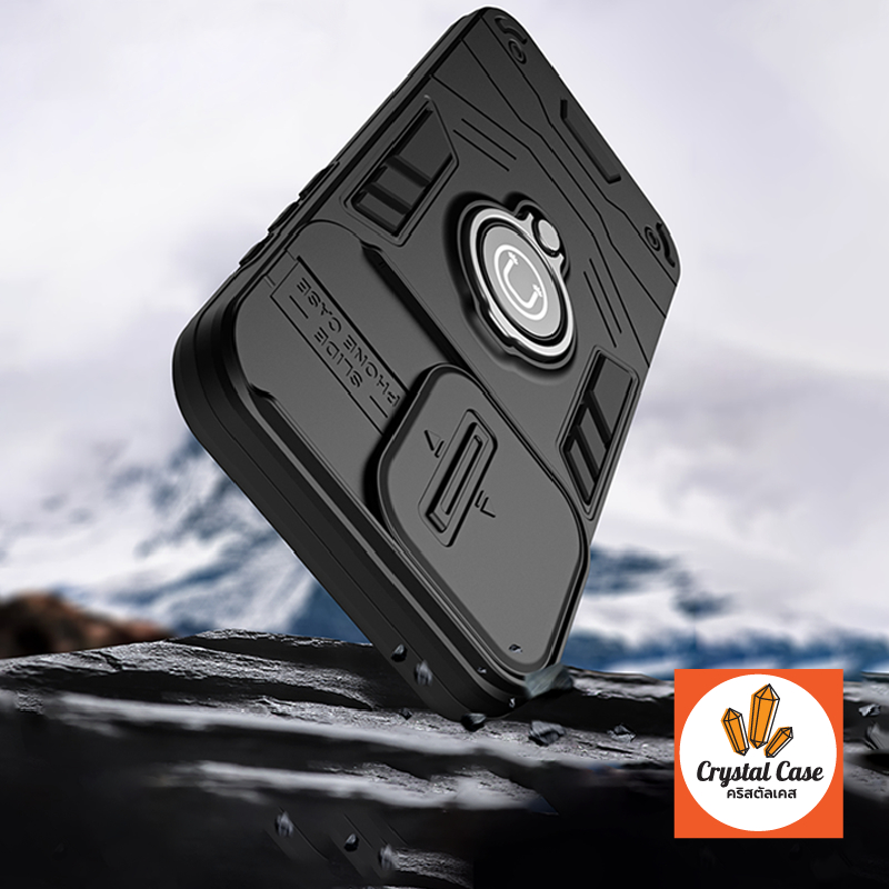 เคสกันกระแทก เคสผู้ชาย เคสมีแหวน เคสตั้งได้ Samsung  A37(5G) Realme C85(5G) OPPO A6x A6