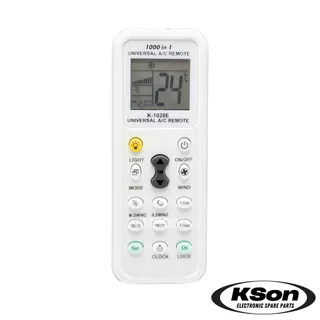 รีโมทแอร์รวม ครอบจักรวาล อะไหล่แอร์ 1000in1 Universal Air Conditioner Remote Control รุ่น K-1028E