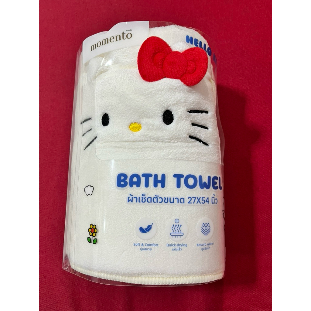 ผ้าเช็ดตัว Kitty momento 27*54 นิ้ว