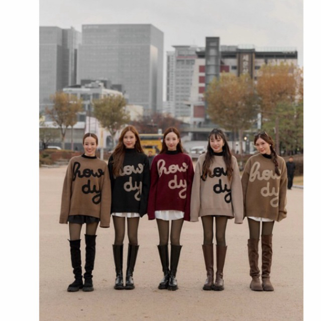 HOWDY SWEATER COLOR MOCHA 🧸🤎⛄️