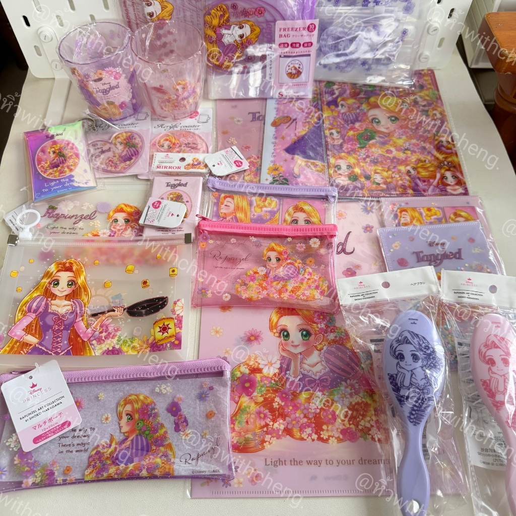 พร้อมส่ง ✅ กระเป๋า แฟ้ม ของใช้ต่างๆ ลาย Tangled ราพันเซล จากญี่ปุ่น 🇯🇵