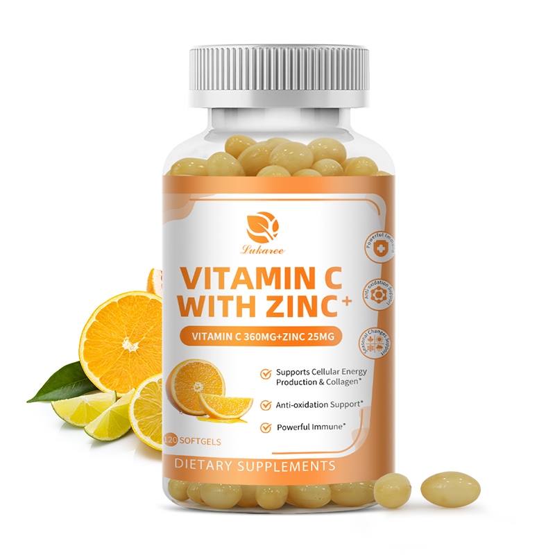 Lukaree VitaminC Zinc Capsules บำรุงสมองและความจำ เสริมสร้างภูมิคุ้มกัน บำรุงผิวพรรณ และเพิ่มพลังงาน
