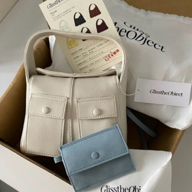 กระเป๋า Gliss the object GAIA Mini สีขาว มือสอง