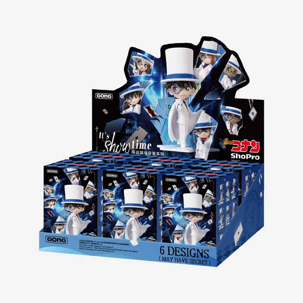 [ยกbox] กล่องสุ่ม POP MART x  Detective Conan- It’s Show Time Kid the Phantom Thief Outfit Change บ็อกไม่แกะซีล ของแท้