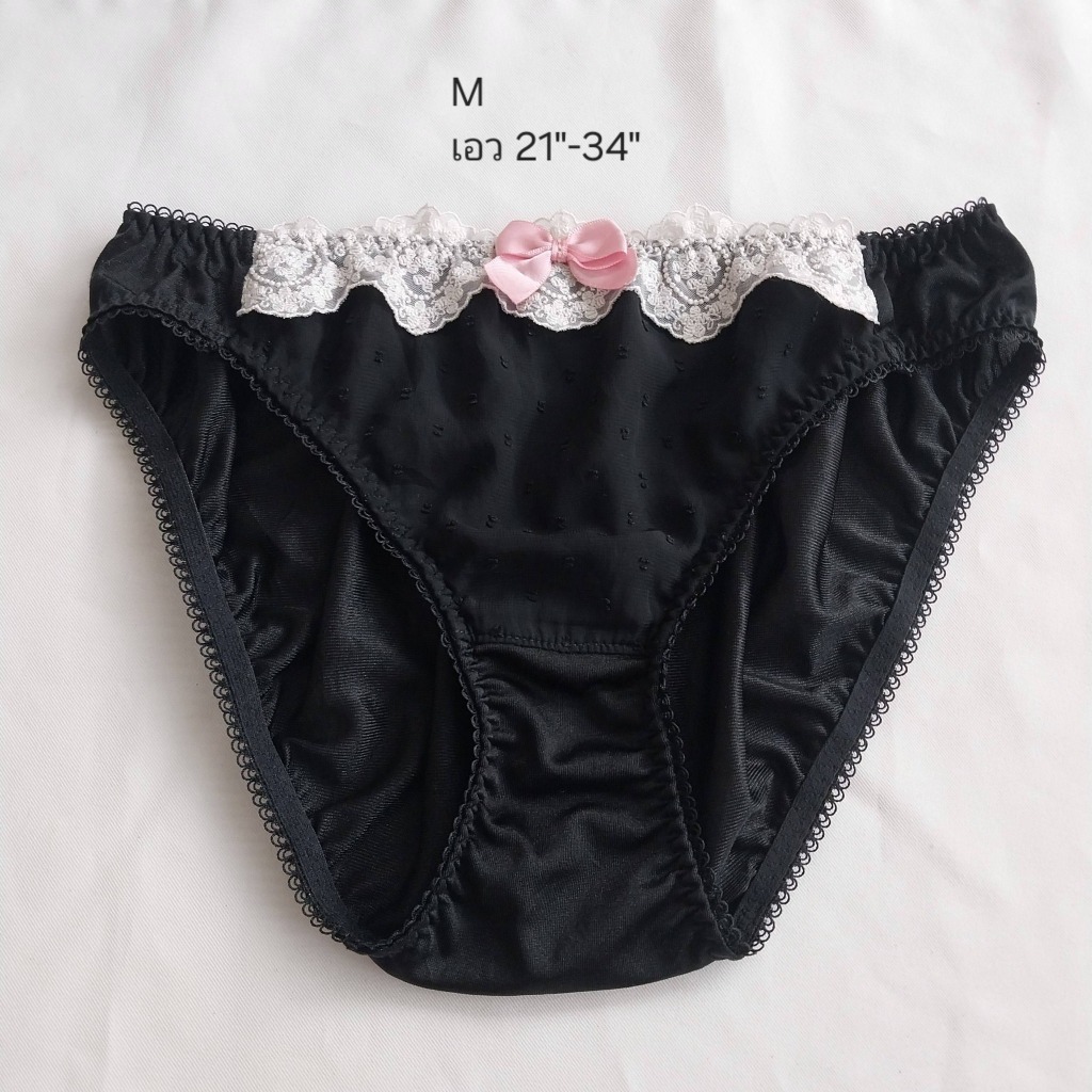M / Tutu anna กางเกงในนำเข้าจากญี่ปุ่น ผ้าลูกไม้น่ารัก แต่งโบ
