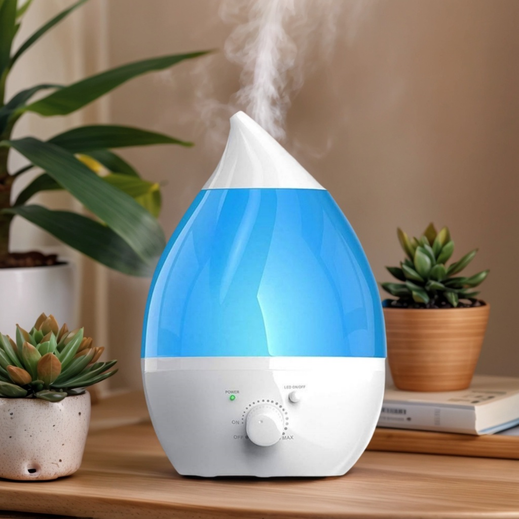 Tเครื่องทำความชื้นในครัวเรือนแบบอัลตราโซนิค2.4L หยดน้ำขนาดใหญ่เครื่องเพิ่มความชื้น Humidifier เงียบความชื้นหมอก เครื่องพ