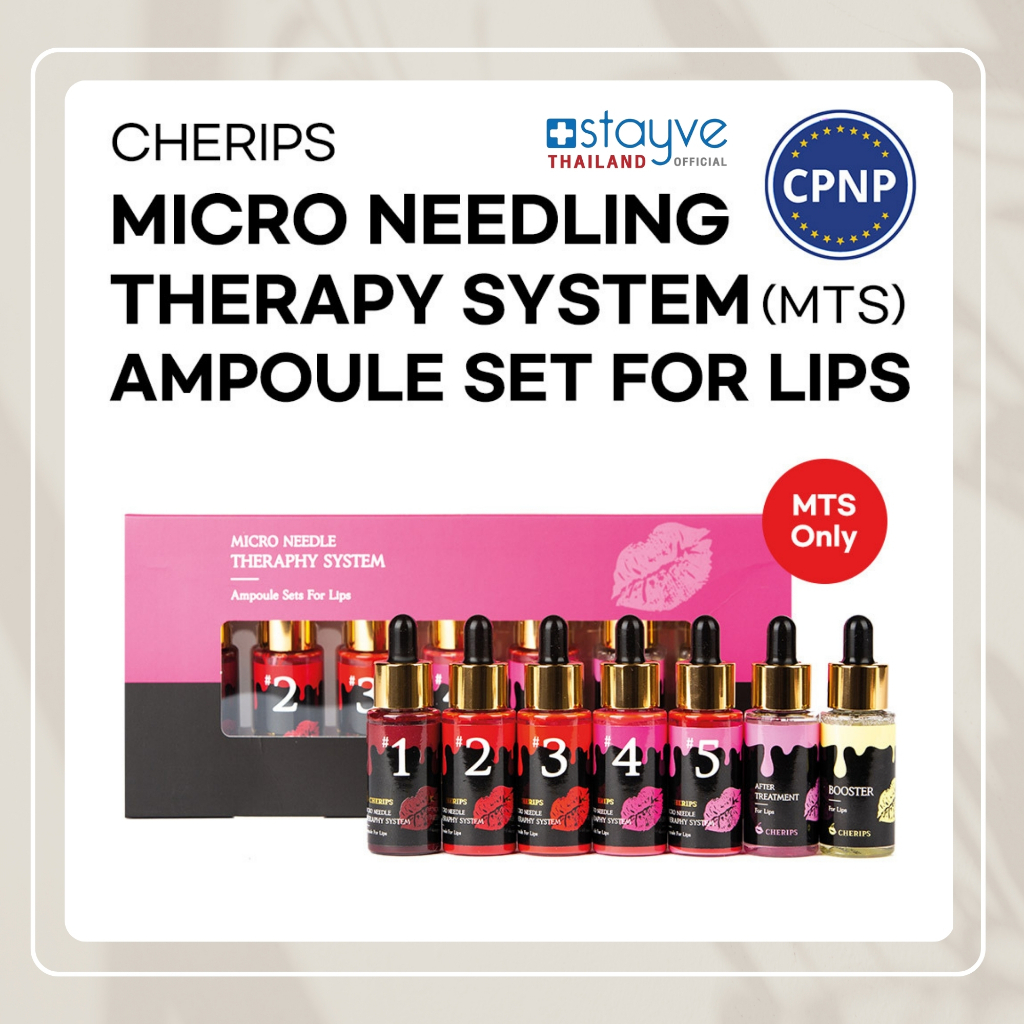 STAYVE Cherips Ampoule for Cheek and Lip ลิปบำรุงปาก 5 เฉดสี (แบ่งขาย 1 ขวด 30 ml) *ของแท้ มี อย ไทย นำเข้าจากเกาหลี**