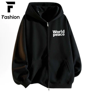 แจ็คเก็ตฮู้ดี้ Unisex เนื้อผ้านุ่มลื่น สัมผัสดีเยี่ยม ใส่คู่กับแฟนได้ ไซส์ครอบคลุม