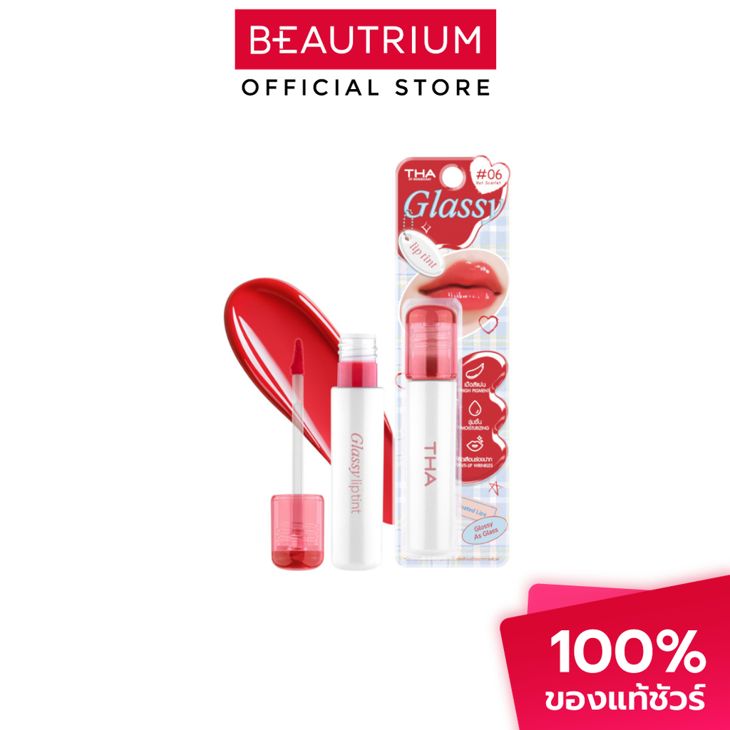 THA By Nongchat Glassy Lip Tint ลิปทิ้นท์ 3.9g — صورة 6