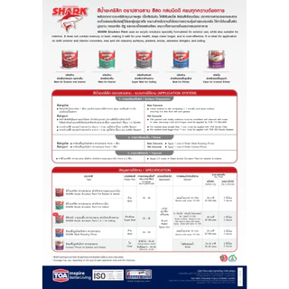 SHARK ปลาฉลาม สีรองพื้นปูนใหม่กันด่าง Alkali Resisting Primer ขนาด 9 ลิตรและ 18 ลิตร