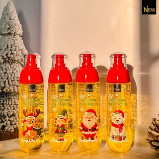 ออยล์คริสต์มาส Ness🎁รุ่น Limited🎅🏼 บำรุงผิวกระจ่างใส นุ่ม ชุ่มชื่น กลิ่นหอมละมุน มีให้เลือก 4 ลาย น่ารักสุดๆ ปริมาณ 100m