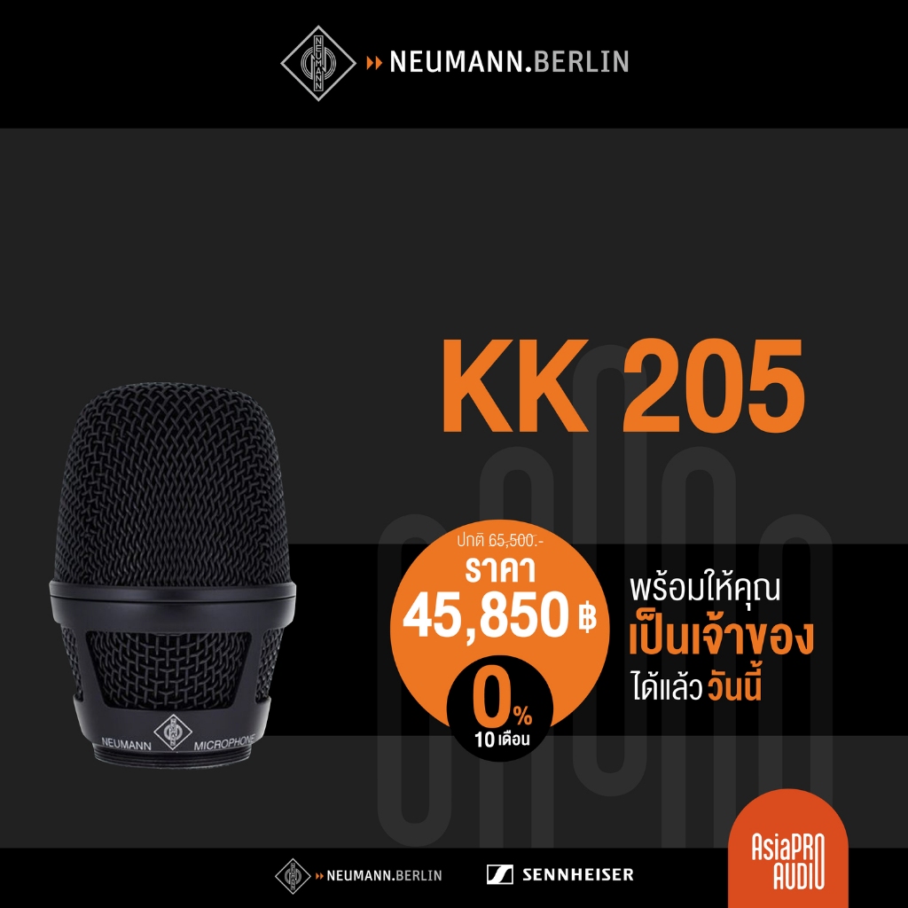 NEUMANN KK 205 - หัวไมโครโฟน คอนเดนเซอร์