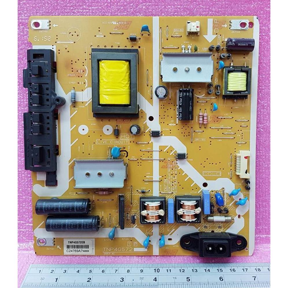 เพาเวอร์ซัพพลายทีวีพานาโซนิค (Power Supply Panasonic) อะไหล่แท้/ของถอดจากเครื่อง TH32-A410T Part TNP