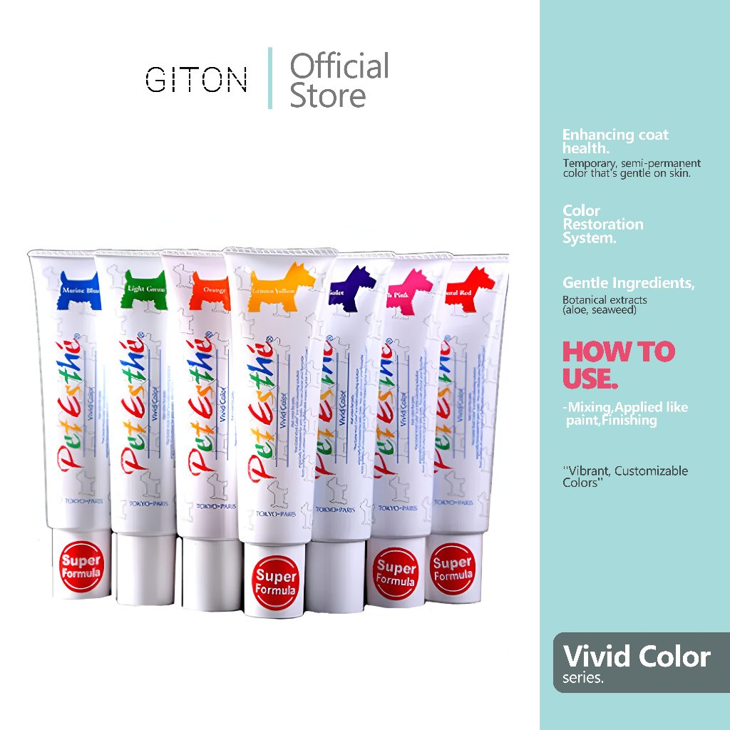 เพ็ทเอสเต้ สีย้อมขนสุนัขนำเข้าจากประเทศญี่ปุ่น🇯🇵 Pet Esthé Vivid Color