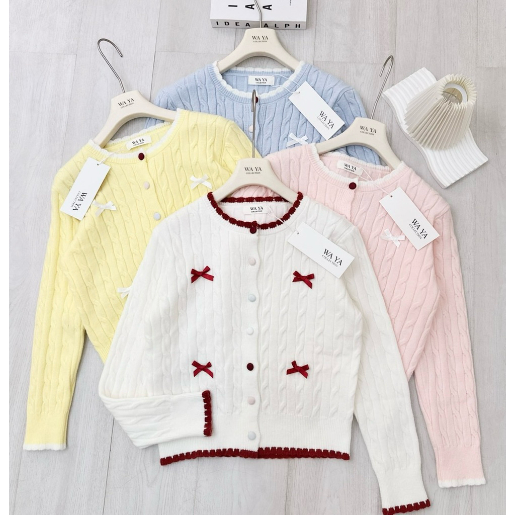 #Waya คาดิแกนผ้าไหมพรม คุณภาพไหมพรหม เป๊ะพรีเมียม สอยป้ายเรียบหรู WA YA มาอย่างลงตัวจ้า