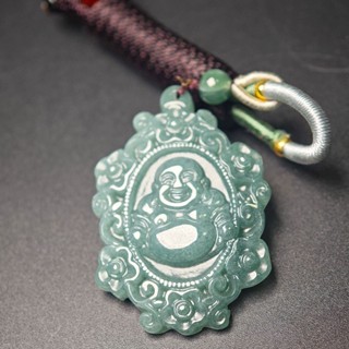 จี้หยกบลู งานแกะสลัก พระสังกัจจายน์ หยกกัวเตฯ - Jadeite Type…