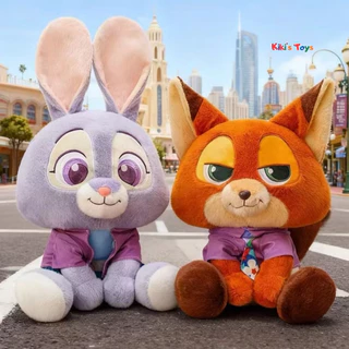 [พร้อมส่ง]ตุ๊กตาซูโทเปีย zootopia กระต่าย, จิ้งจอกแบบนั่ง ขนนุ่มน่ารักมาก