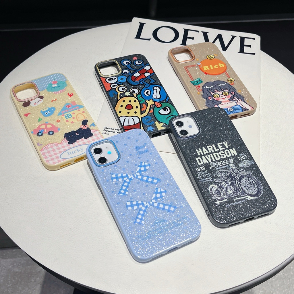 เคสมือถือ สำหรับรุ่น Redmi15(5G) งานขอบนิ่มหลังแข็ง กันกระแทกลายการ์ตูน กากเพชรเปิดเลนส์กล้องลายน่ารัก พร้อมส่งจากไทย