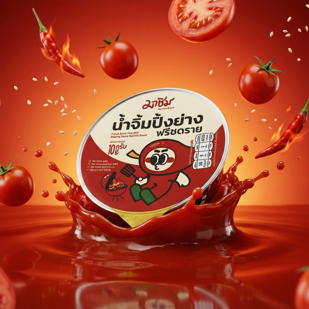 น้ำจิ้มฟรีซดาย รสปิ้ง-ย่างฟรีซดาย ตรามาชิม