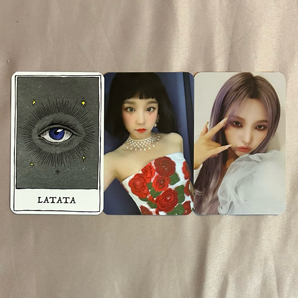 การ์ด I-DLE (G)I-DLE i burn album card