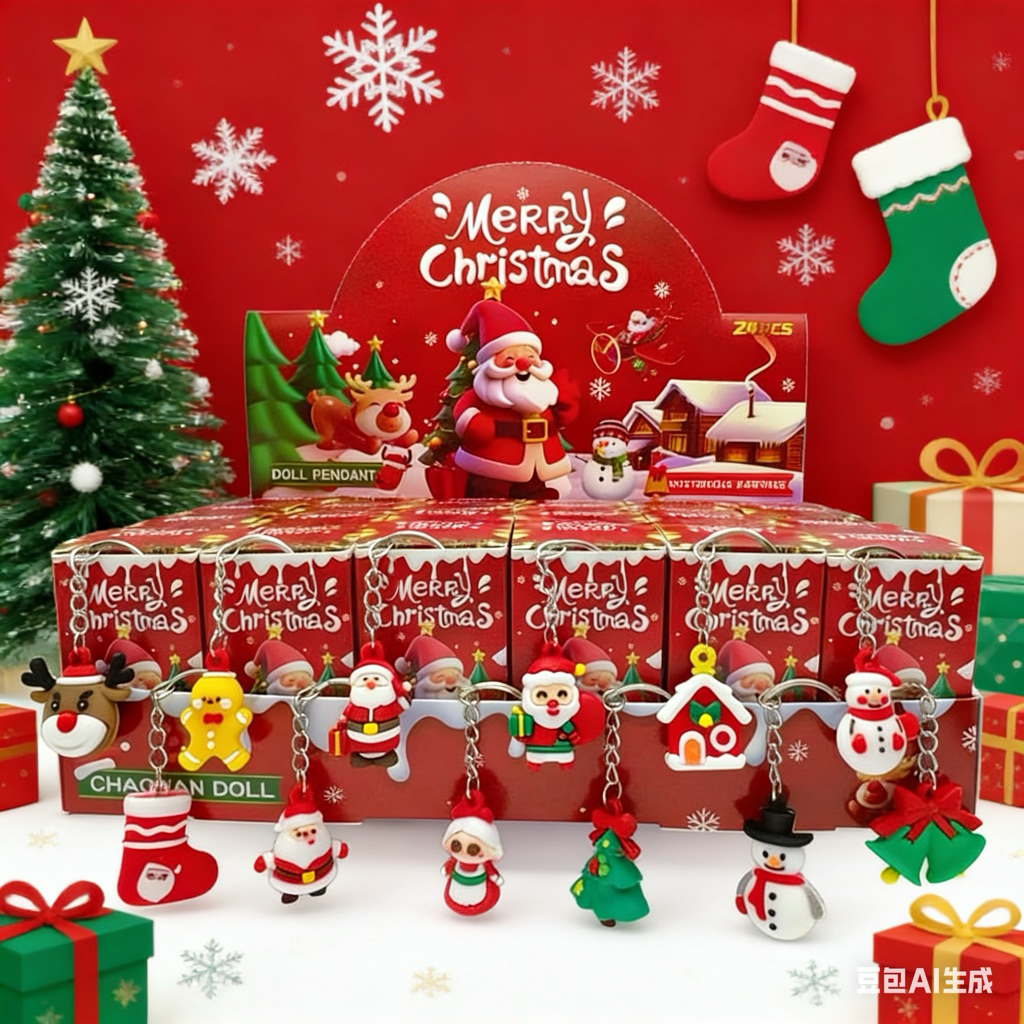 กล่องสุ่มพวงกุญแจ ตัวละครตัวเล็ก ขนาด 3-4 ซ.ม. ยกบ็อก 24 ชิ้น 6-12 ลาย กล่องสุ่มสุดฮิต