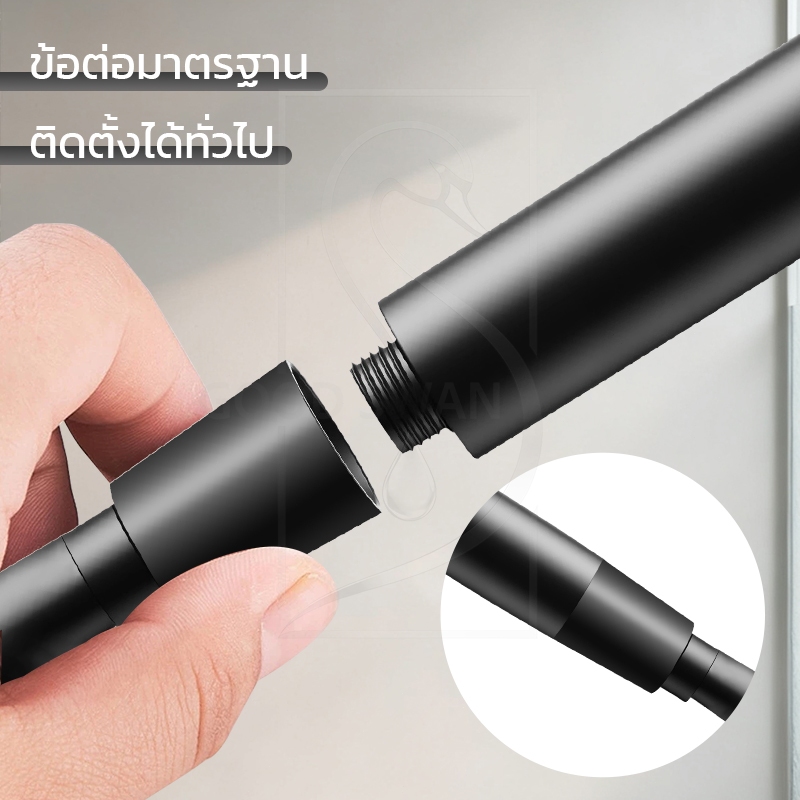 GOOD SWAN หัวฝักบัวอาบน้ำ ปรับแรงดันน้ำ 5 ระดับ พร้อมไส้กรอง แถมฟรีไส้กรองสำรองสำหรับเปลี่ยน ราคา ถูกที่สุด ดีลบีเคเค แกลเลอรีภาพที่ 8