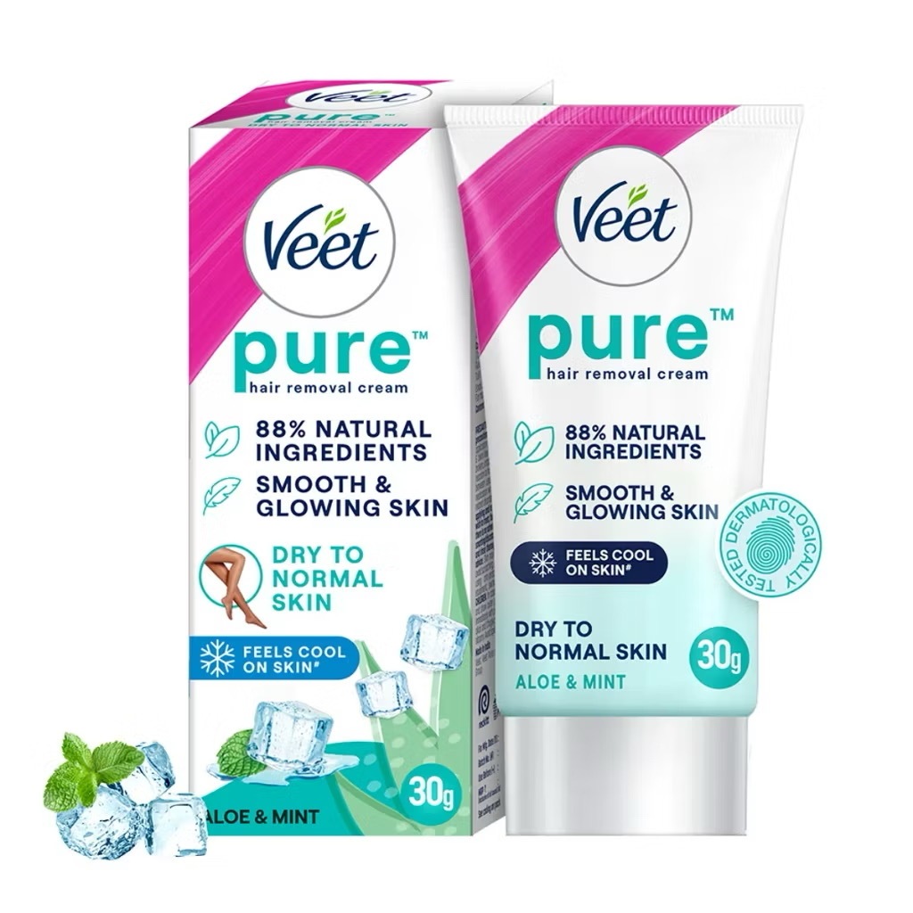 (ซื้อในไลฟ์ 44 บาท) โพสต์เก่าโดนลบ Veet วีท ครีมขจัดขน ขจัดขน มีหลายสูตร Hair Removal Cream  (เลือกสูตรด้านใน) รูปที่ 5