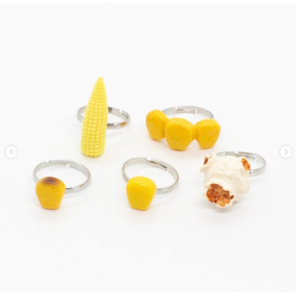 งานแท้ Johnny Depp งาน Comic Con Japan 2025. Corn Engagement Rings Collection Gashapon Completed SET