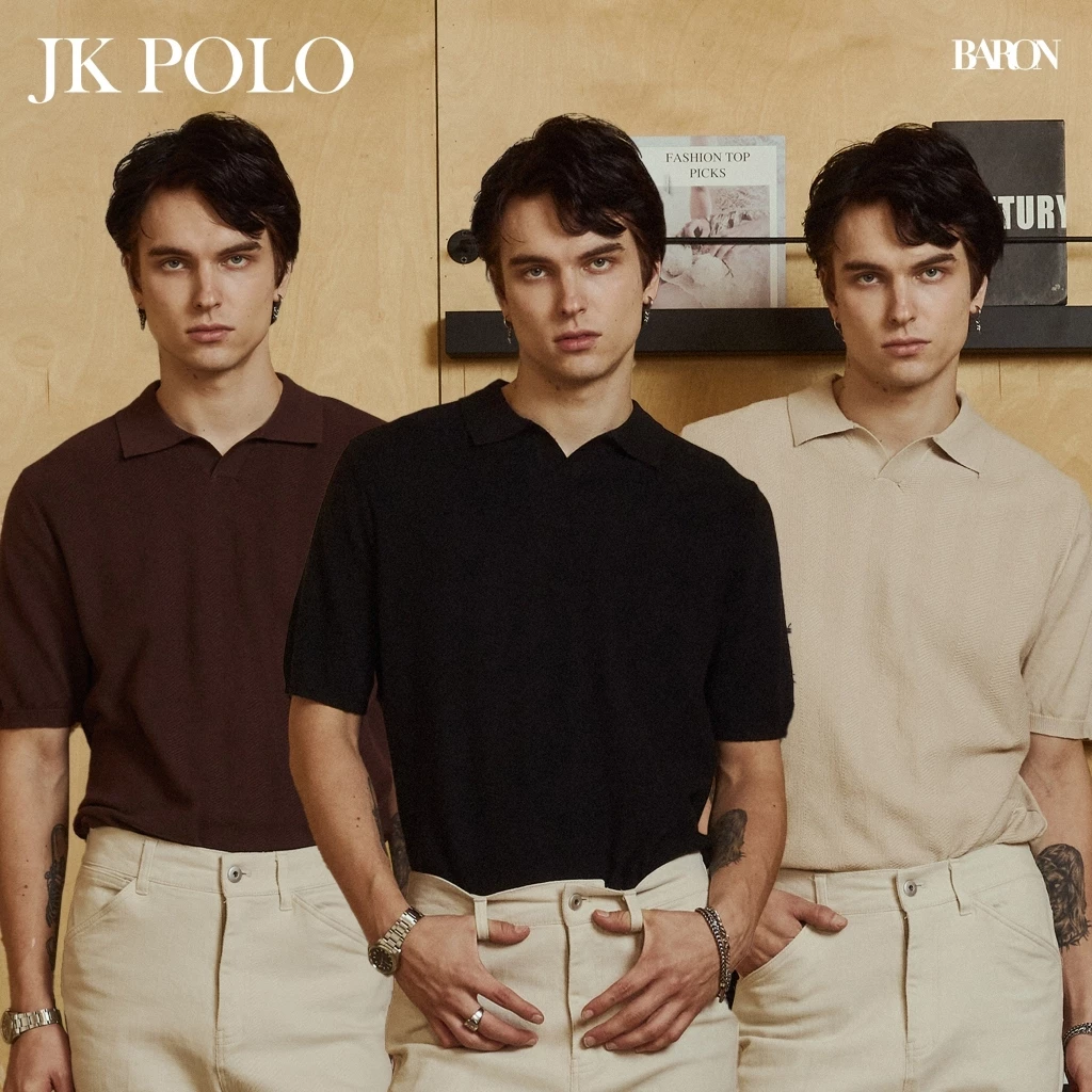 BARON JK POLO เสื้อโปโลคอปกดีไซน์มินิมอลแบบ Old Money
