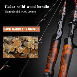FUJI คันเบ็ด UL คาร์บอนไฟเบอร์ 1.38 ม./1.68 ม. /1.8 ม. 2-8LB คันเบส คันเบ็ด ก้านหล่อก้าน คันสปิน