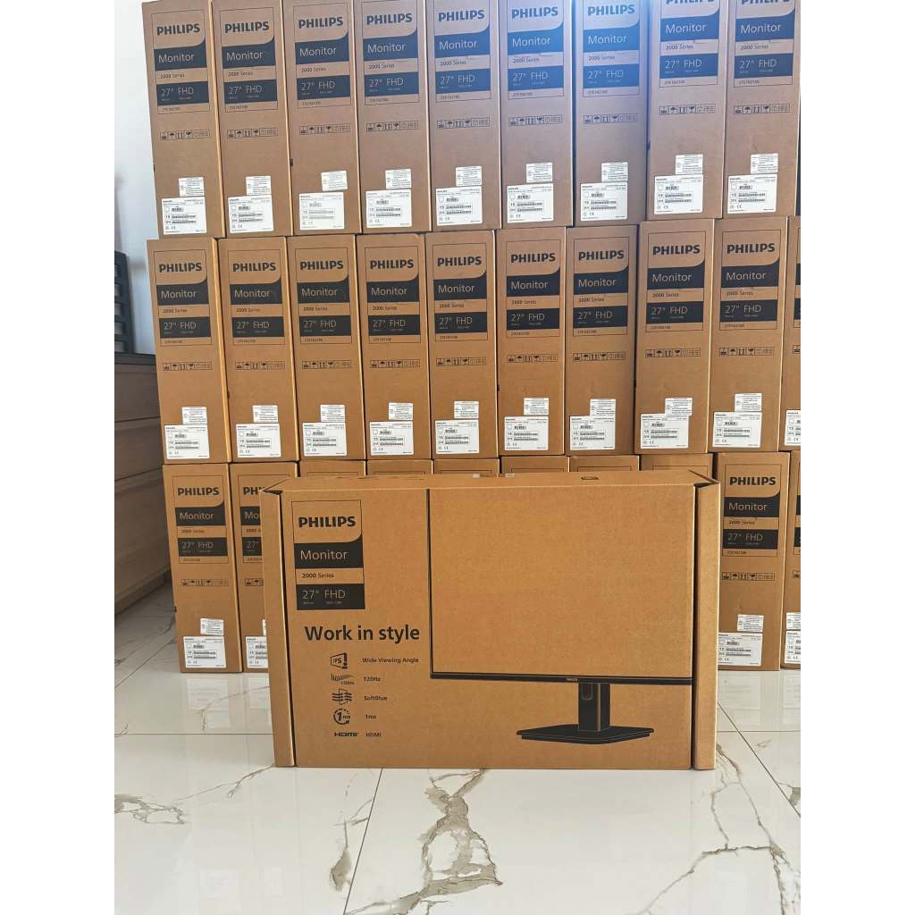 Monitor (จอมอนิเตอร์) Philips 27E1N2100A/67 - 27 Inch Ips Fhd 120Hz ของใหม่ ยังไม่แกะกล่อง ประกัน 3 