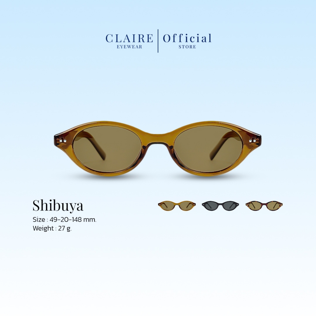 CLAIRE : (SBY) แว่นกันแดด รุ่น Shibuya แว่นกันแดด UV400 | Sunglasses สินค้า