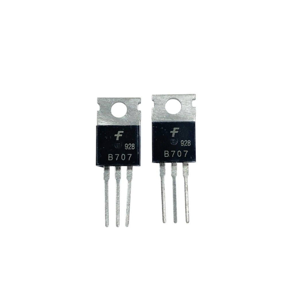 B707(2SB707) 3ขา Transistor PNP 7A-80V(ราคา 1 ชิ้น) TO-220 มีสินค้าพร้อมส่งในไทย