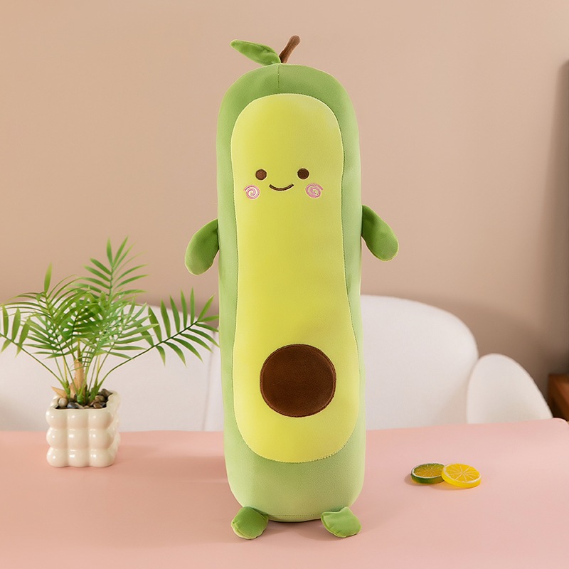 ตุ๊กตาอะโวคาโด ผลไม้ยัดไส้ สีเขียวนอนหลับ ยักษ์ 35/50/65 ซม. ของเล่นตุ๊กตาอะโวคาโด น่ารัก - รูปที่ 7